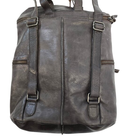 NWOT Vilenca Holland Leather Distressed Backpack - Picture 6 of 9